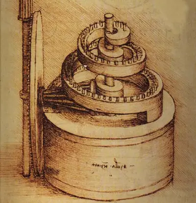 Dispositivo de resorte Leonardo da Vinci